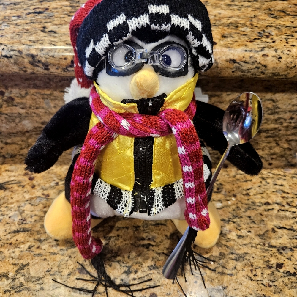 Hugsy Plush Penguin Friends TV Show 90s nostalgic Joey Tribbiani 10.5 inches Bed